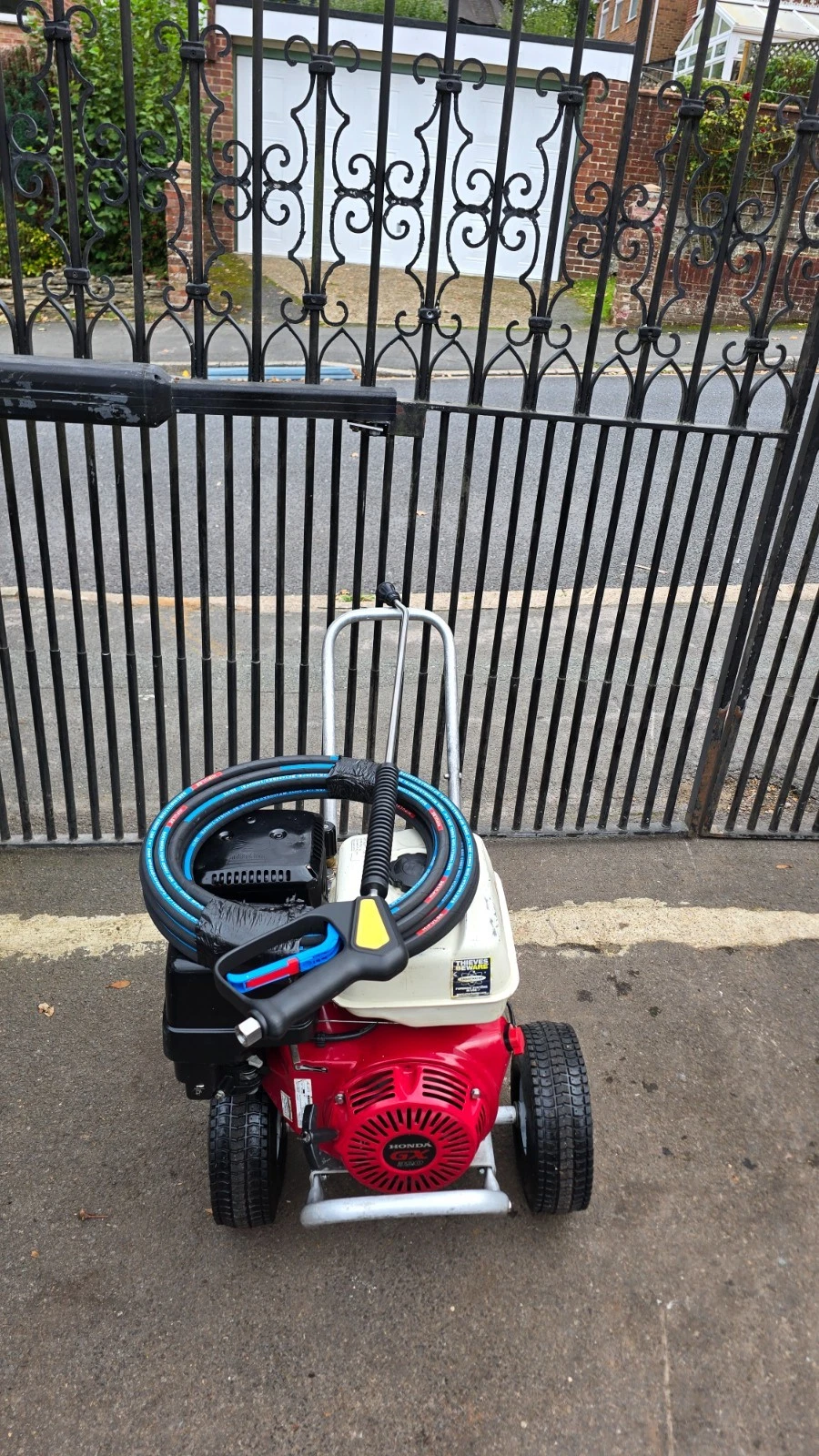 Industrial cold water petrol HONDA GX390 pressure washer NILFISK POSEIDON PE